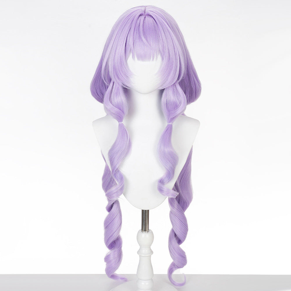 BoomCosplay Game Endfield Cosplay Typhoeus Custom Color Gray Purple 100cm Wig