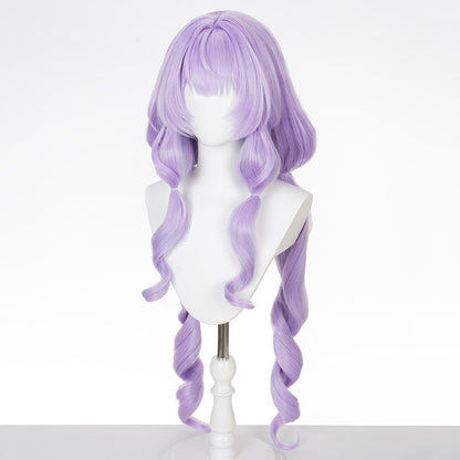 BoomCosplay Game Endfield Cosplay Typhoeus Custom Color Gray Purple 100cm Wig