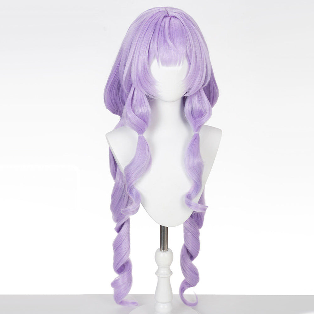 BoomCosplay Game Endfield Cosplay Typhoeus Custom Color Gray Purple 100cm Wig