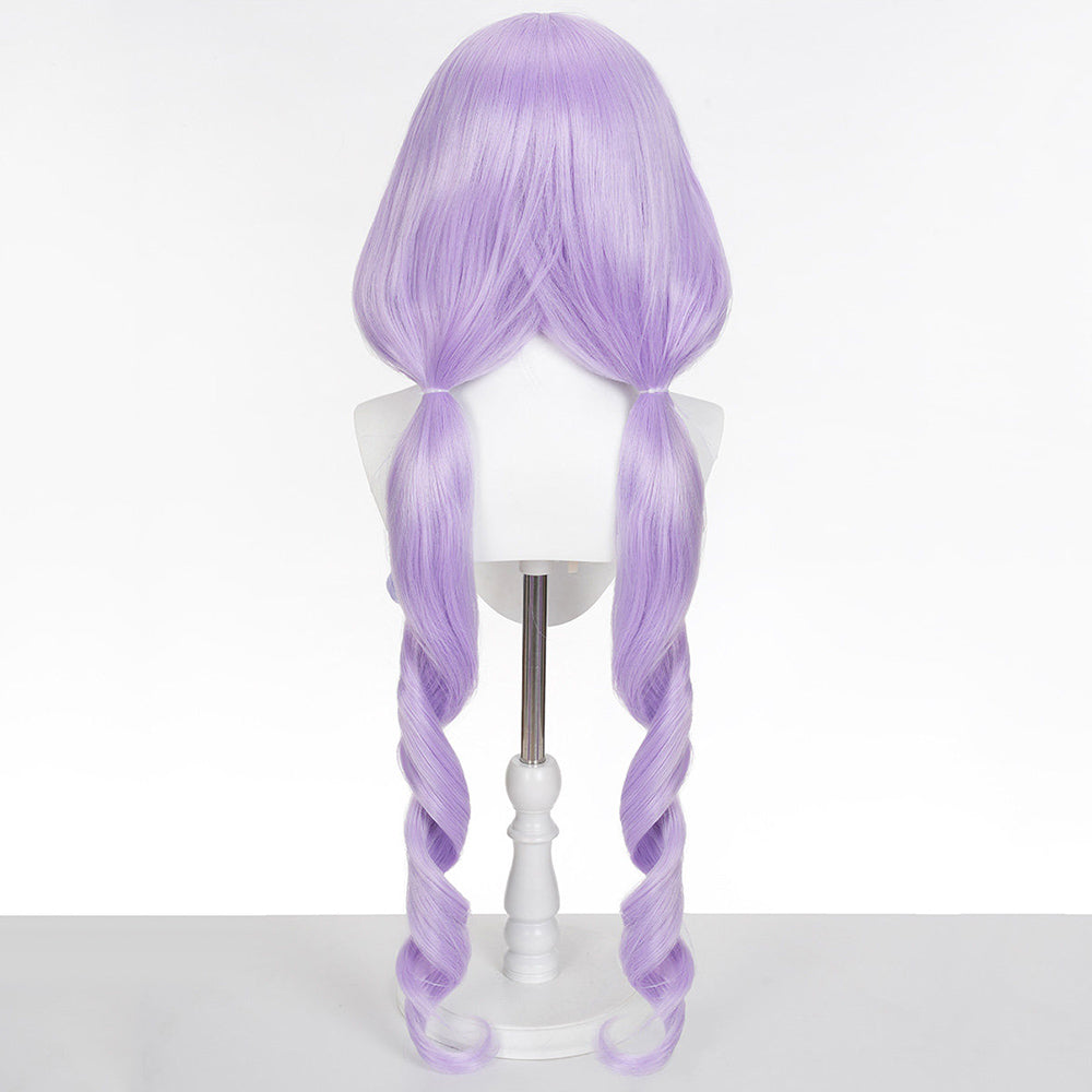 BoomCosplay Game Endfield Cosplay Typhoeus Custom Color Gray Purple 100cm Wig