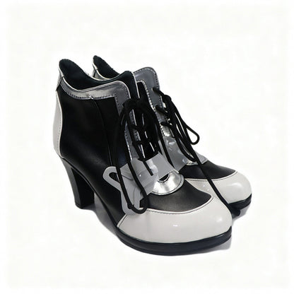 BoomCosplay Game HSR Cosplay Evanescia Schwarze Schuhe