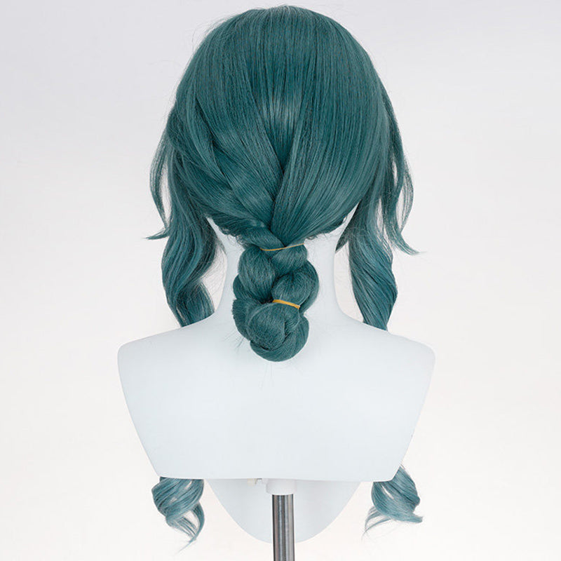 BoomCosplay Game Endfield Cosplay Xaihi Teal-gray Gradient 60cm Wig