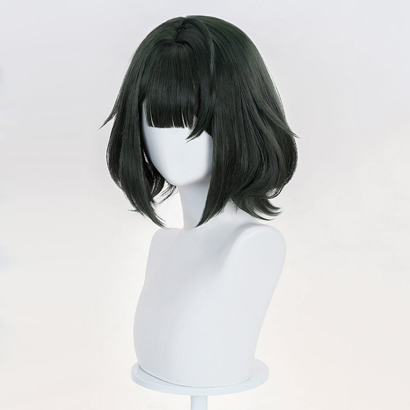 BoomCosplay Game Endfield Female Endministrator Dark Green 35cm Wig