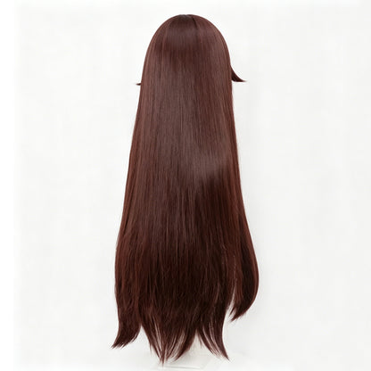 BoomCosplay Game Genshin Cosplay Amber Brown 80cm Wig