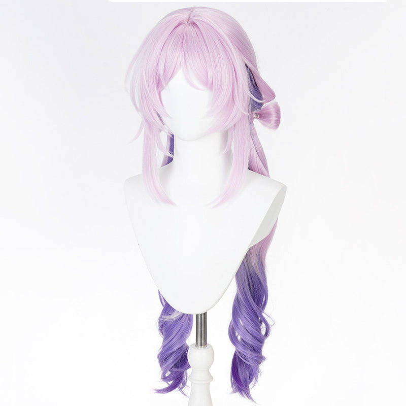 BoomCosplay Game Genshin Cosplay Citlali Whispers of Stars and Smoke Light Pink Purple 90cm Wig