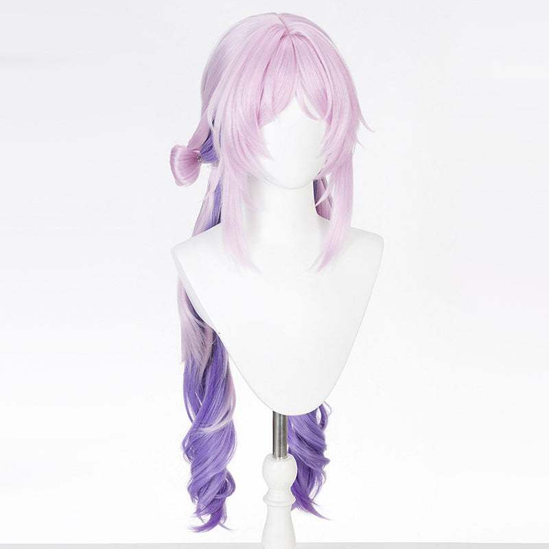 BoomCosplay Game Genshin Cosplay Citlali Whispers of Stars and Smoke Light Pink Purple 90cm Wig