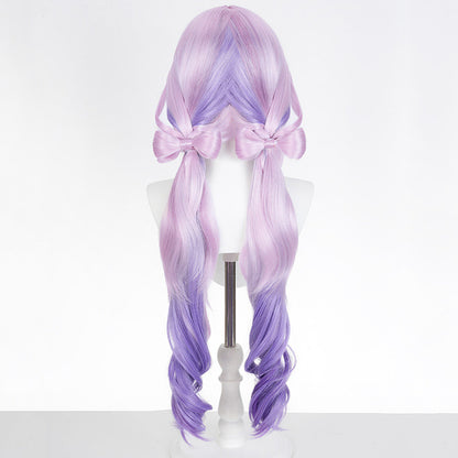 BoomCosplay Game Genshin Cosplay Citlali Whispers of Stars and Smoke Light Pink Purple 90cm Wig