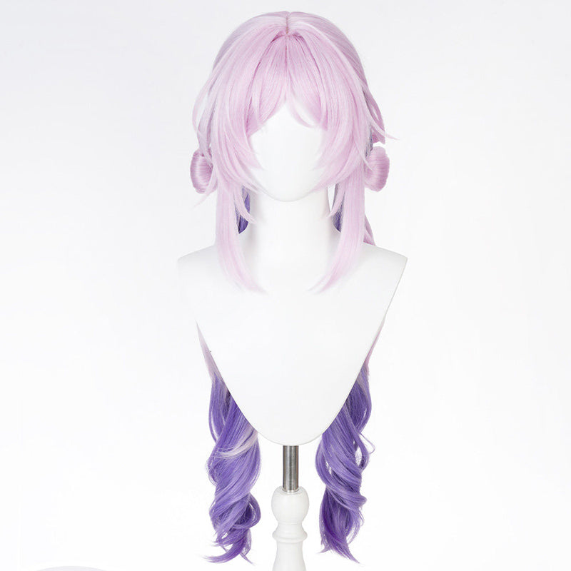 BoomCosplay Game Genshin Cosplay Citlali Whispers of Stars and Smoke Light Pink Purple 90cm Wig