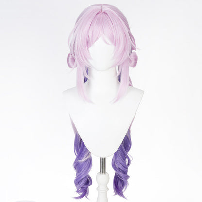 BoomCosplay Game Genshin Cosplay Citlali Whispers of Stars and Smoke Light Pink Purple 90cm Wig
