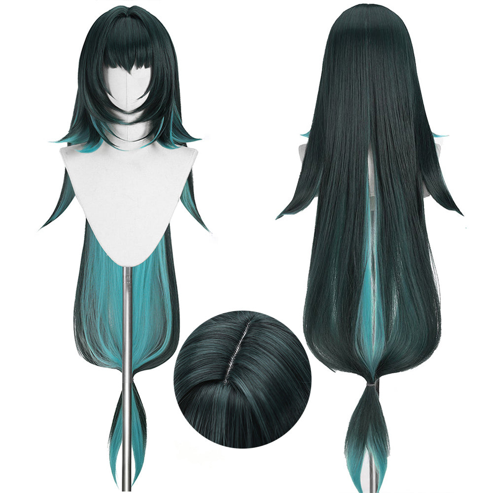 BoomCosplay Game Genshin Cosplay Danica Custom Color Gradient 115cm Wig