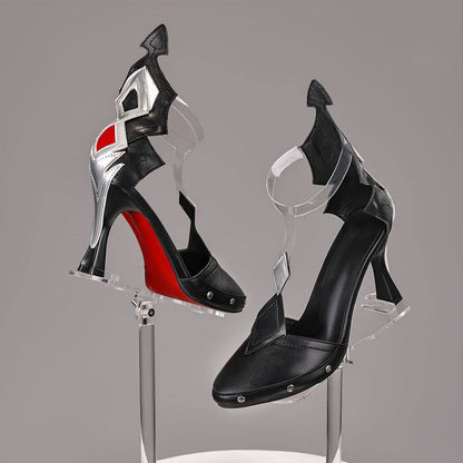 BoomCosplay Game HSR Cosplay Evanescia Schwarze Schuhe