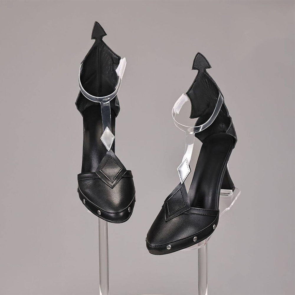 BoomCosplay Game HSR Cosplay Evanescia Schwarze Schuhe