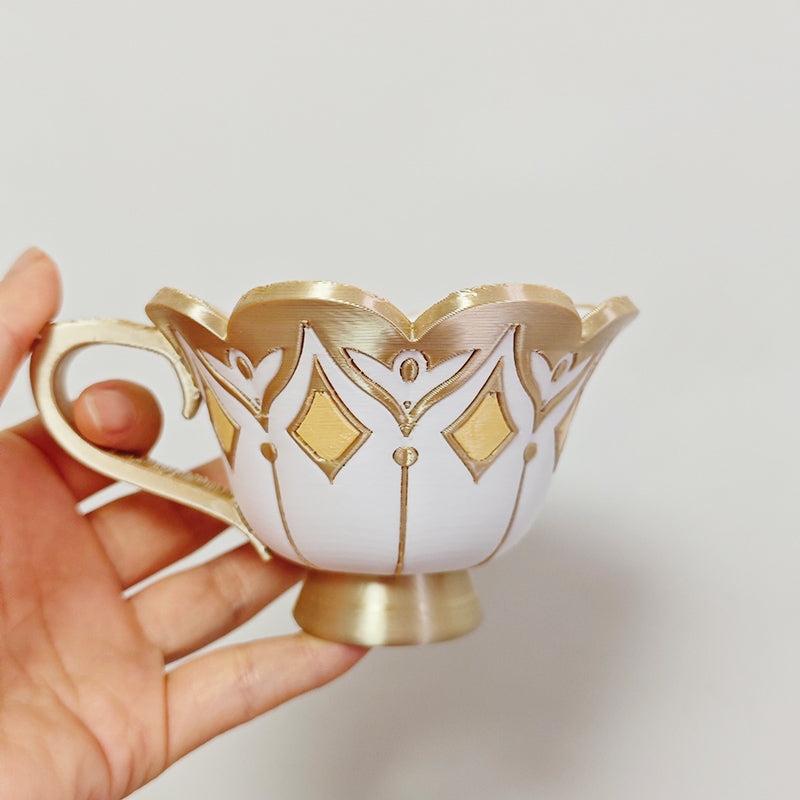 BoomCosplay Game Genshin Cosplay Marionette Sandrone Cup and Envelopes Accessory Prop