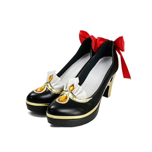 BoomCosplay Game HSR Cosplay Evanescia Schwarze Schuhe