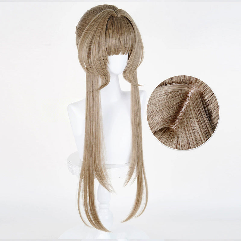 BoomCosplay Spiel Wuwa Cosplay Denia Pink Lila Blau 100cm Perücke