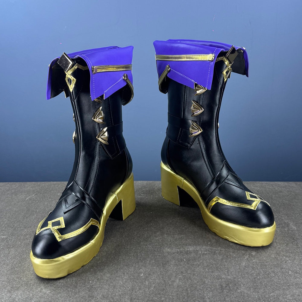 BoomCosplay Game HSR Cosplay Evanescia Schwarze Schuhe