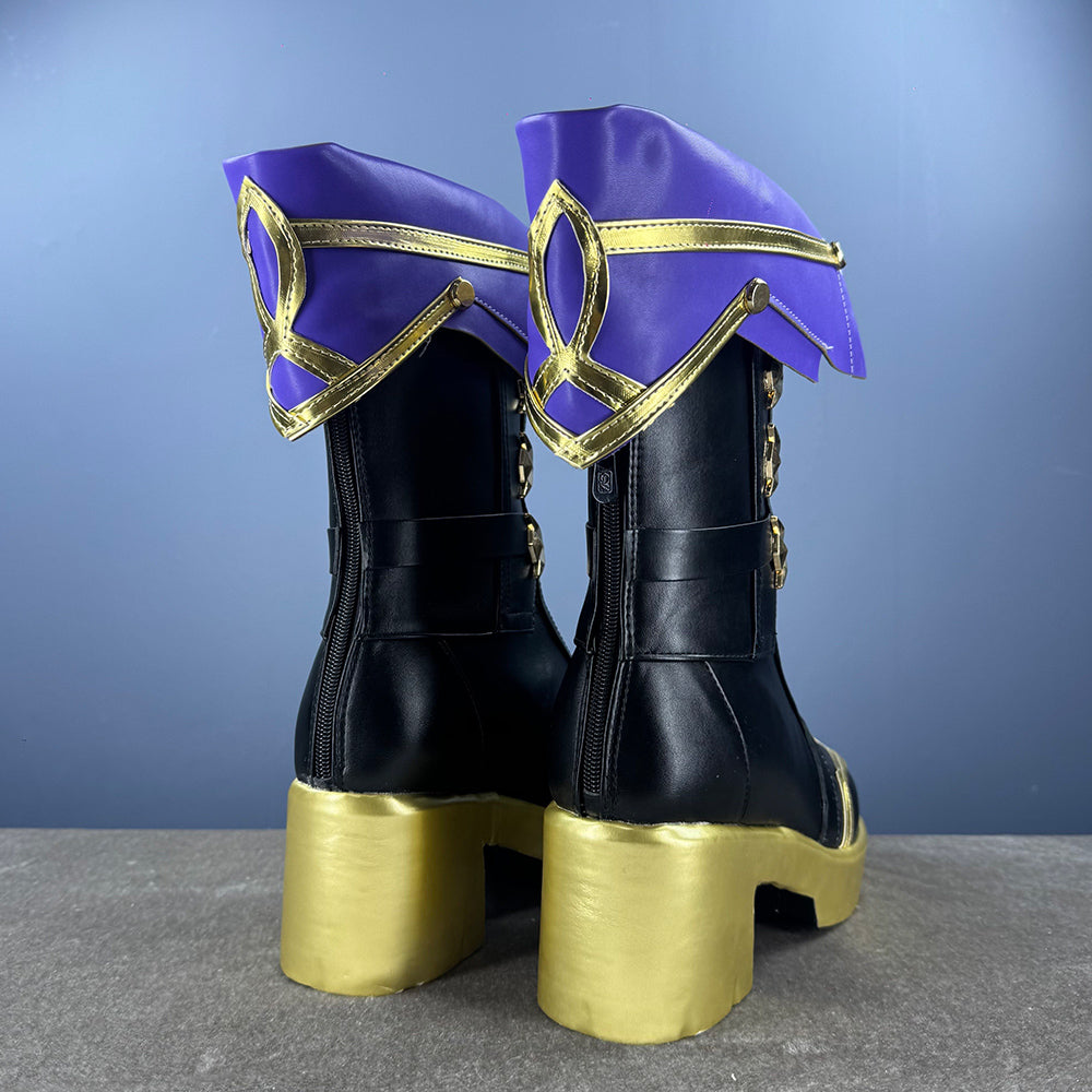 BoomCosplay Game HSR Cosplay Evanescia Schwarze Schuhe