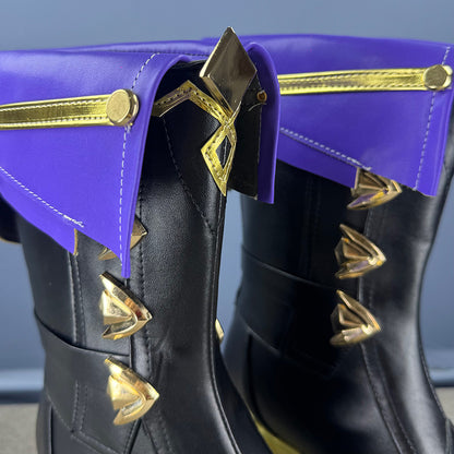 BoomCosplay Game HSR Cosplay Evanescia Schwarze Schuhe