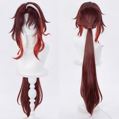 BoomCosplay Spiel Wuwa Cosplay Denia Pink Lila Blau 100cm Perücke