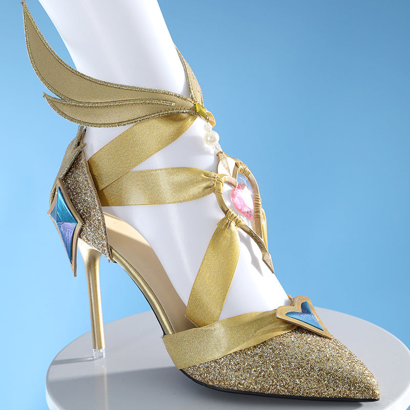 BoomCosplay Game Genshin Cosplay Odette Shoes New Edition
