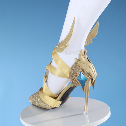 BoomCosplay Game Genshin Cosplay Odette Shoes New Edition