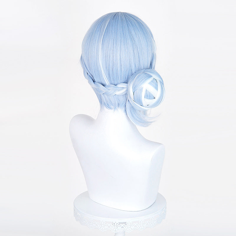 BoomCosplay Spiel Wuwa Cosplay Denia Pink Lila Blau 100cm Perücke