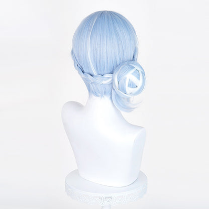 BoomCosplay Spiel Wuwa Cosplay Denia Pink Lila Blau 100cm Perücke