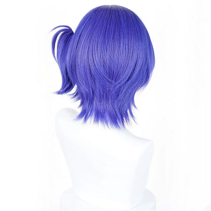 BoomCosplay Game Genshin Cosplay Prune Blue Purple 33cm Wig