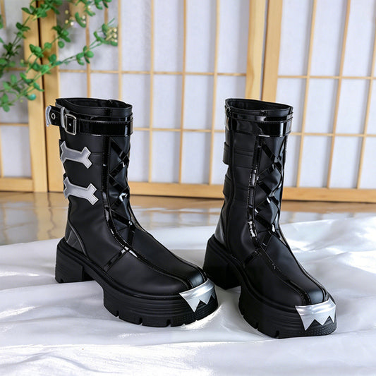 BoomCosplay Game Genshin Cosplay Prune Shoes