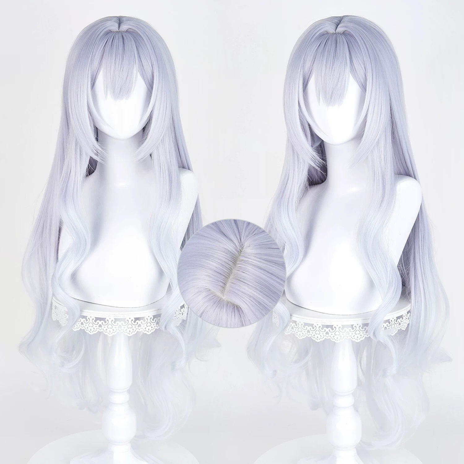 BoomCosplay Game Genshin Cosplay Tsaritsa Custom Color Gradient 90cm Wig
