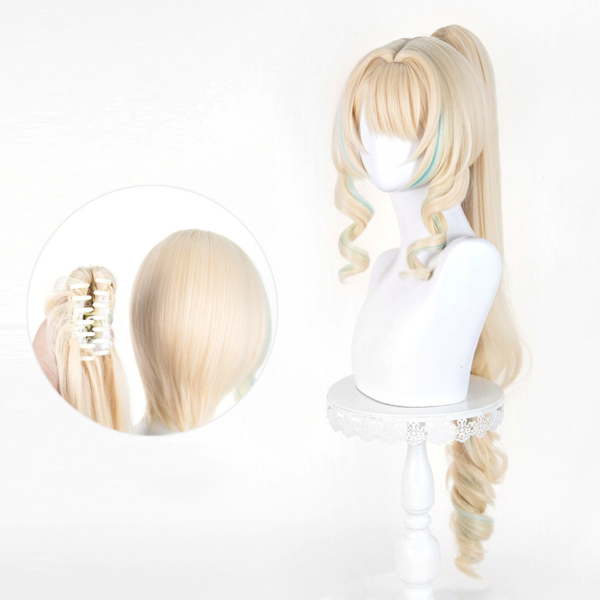 BoomCosplay Game Genshin Cosplay Vesna Custom Color Gradient Wig
