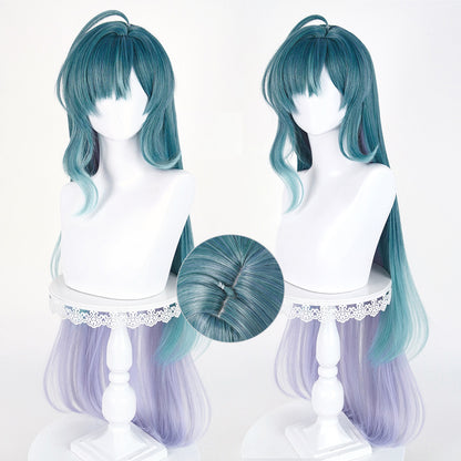 BoomCosplay Game Genshin Cosplay Vodyanitsa Custom Color 98cm Wig