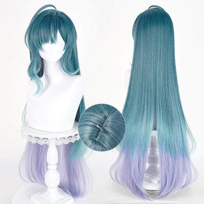 BoomCosplay Game Genshin Cosplay Vodyanitsa Custom Color 98cm Wig