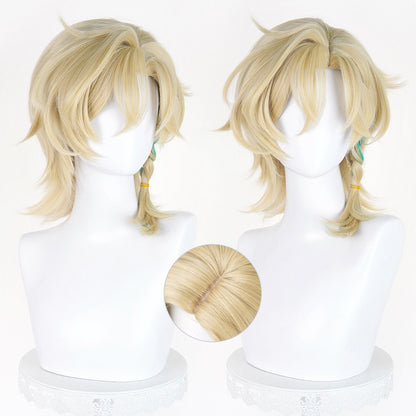 BoomCosplay Game HSR Cosplay Aventurine Waveflair 36cm Wig