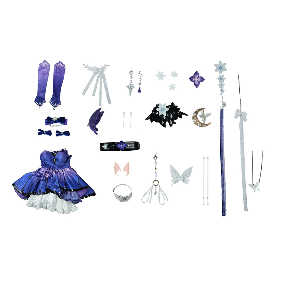 BoomCosplay Game HSR Cosplay Castorice Gossamer Flutter Costume