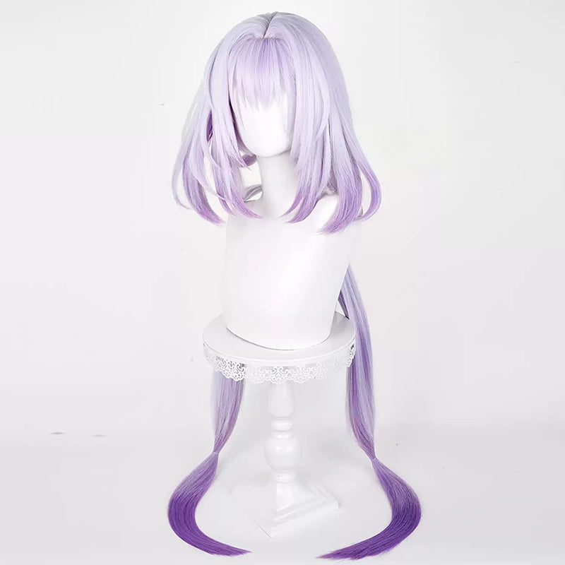 BoomCosplay Spiel Wuwa Cosplay Denia Pink Lila Blau 100cm Perücke