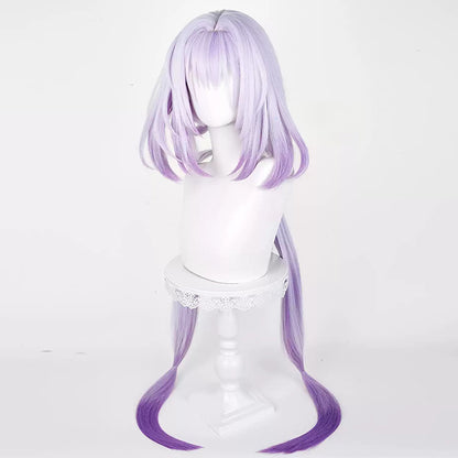 BoomCosplay Spiel Wuwa Cosplay Denia Pink Lila Blau 100cm Perücke