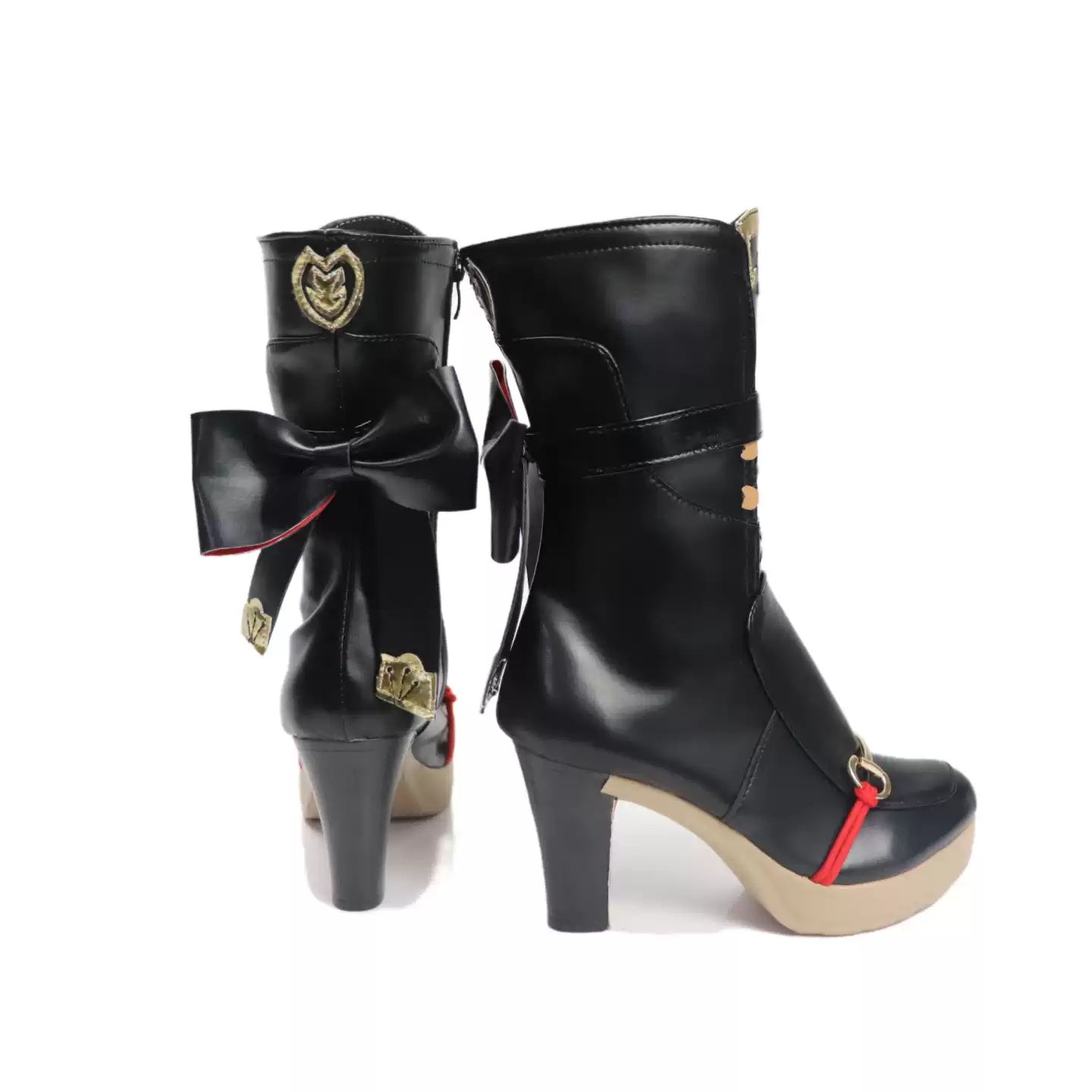 BoomCosplay Game HSR Cosplay Evanescia Black Shoes