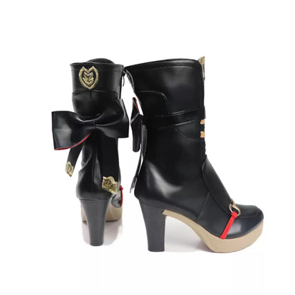 BoomCosplay Game HSR Cosplay Evanescia Black Shoes