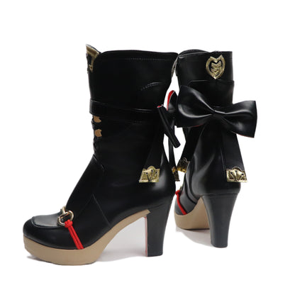 BoomCosplay Game HSR Cosplay Evanescia Black Shoes