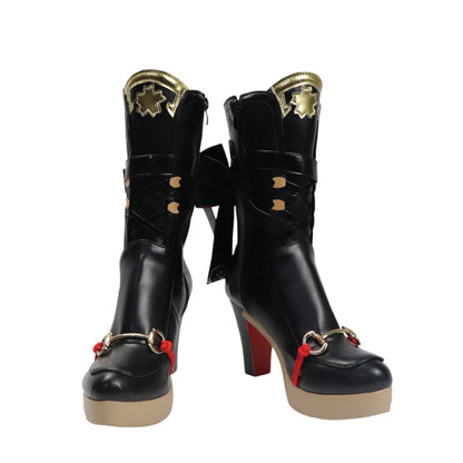 BoomCosplay Game HSR Cosplay Evanescia Black Shoes