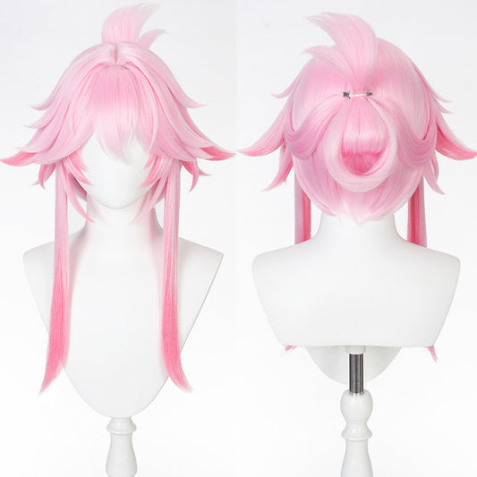BoomCosplay Spiel Wuwa Cosplay Denia Pink Lila Blau 100cm Perücke