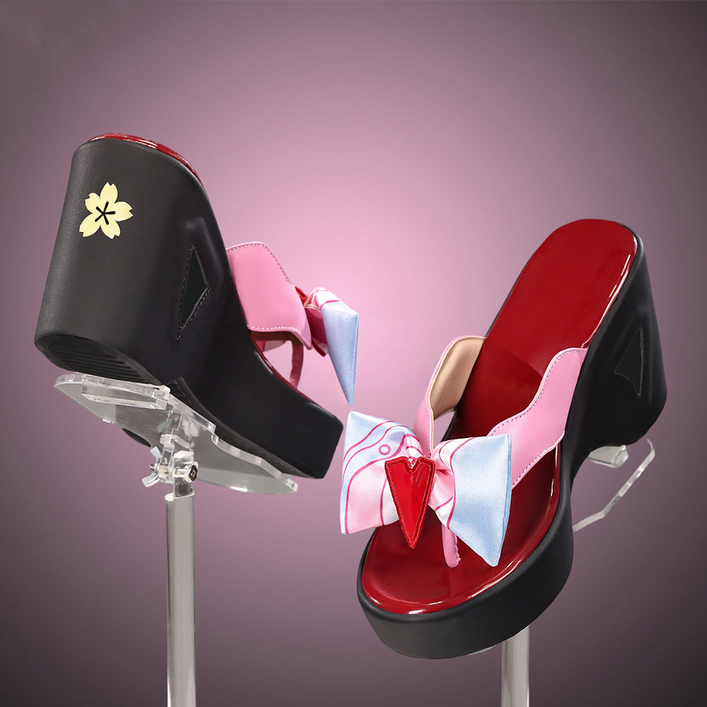 BoomCosplayGame HSR Cosplay Evanescia Lunar Blossoming Sakura Shoes