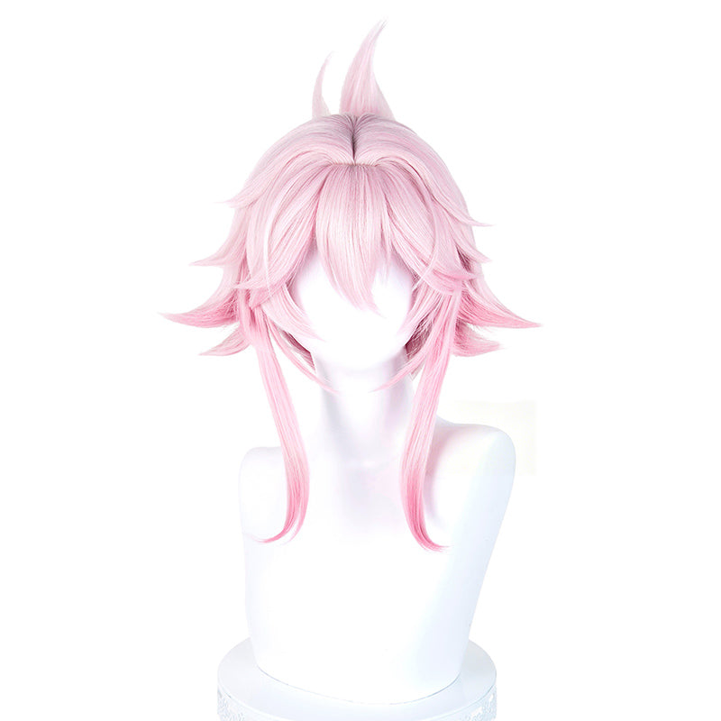 BoomCosplay Game HSR Cosplay Evanescia Wig 40cm Pink Wig