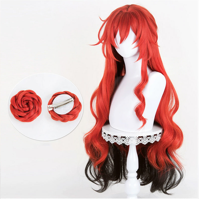 BoomCosplay Spiel Wuwa Cosplay Denia Pink Lila Blau 100cm Perücke