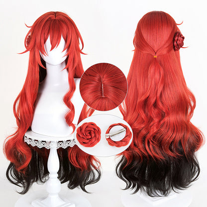 BoomCosplay Spiel Wuwa Cosplay Denia Pink Lila Blau 100cm Perücke