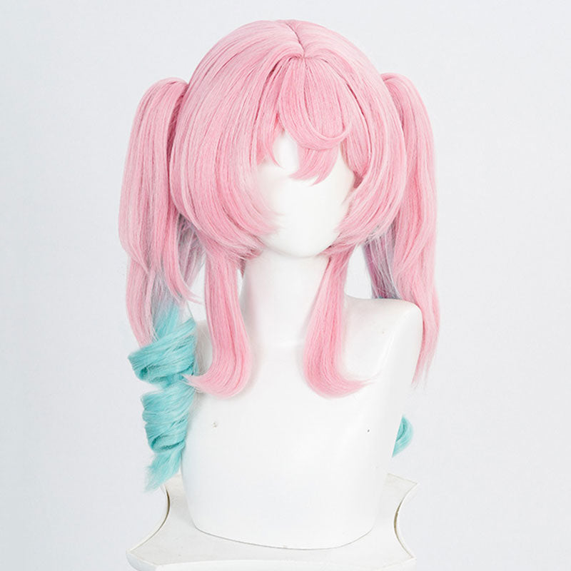 BoomCosplay Game HSR Cosplay Hyacine Pink Green Gradient 42cm Wig