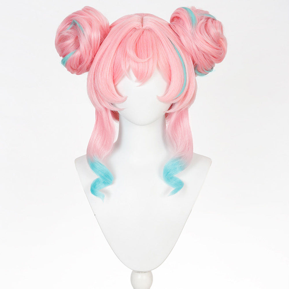 BoomCosplay Game HSR Cosplay Hyacine Warm Cotton Skies Custom Color 50cm Wig