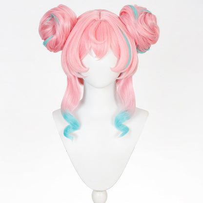 BoomCosplay Game HSR Cosplay Hyacine Warm Cotton Skies Custom Color 50cm Wig