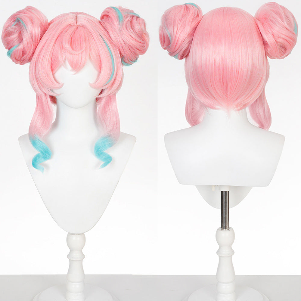 BoomCosplay Game HSR Cosplay Hyacine Warm Cotton Skies Custom Color 50cm Wig